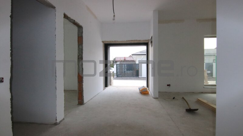 Vila-Otopeni, 4 camere, 3 bai, 2 locuri de parcare, finisata la gri, COMISION 0%